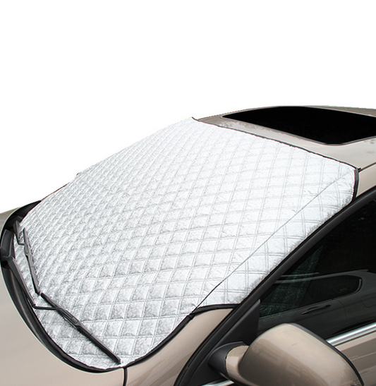 Car snow block front windshield antifreeze cover