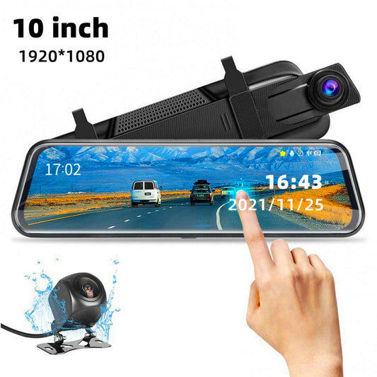 Front and Rear Dual Recording Rear View Mirror