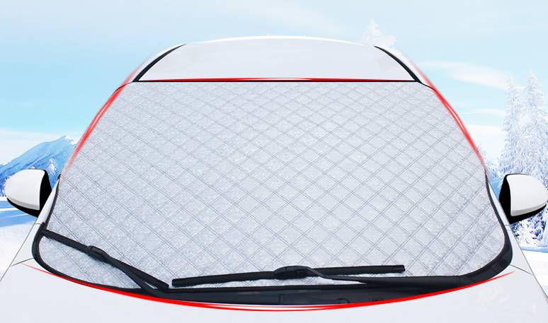 Car snow block front windshield antifreeze cover