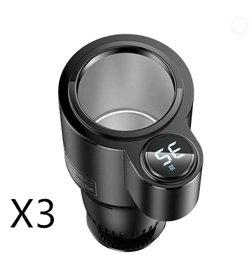Smart Car Heating & Cooling Cup Holder with Digital Display