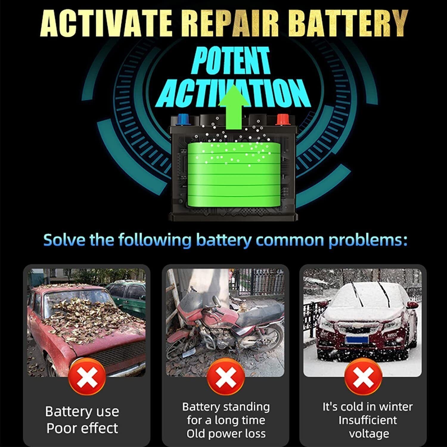 12V Smart Car Battery Charger