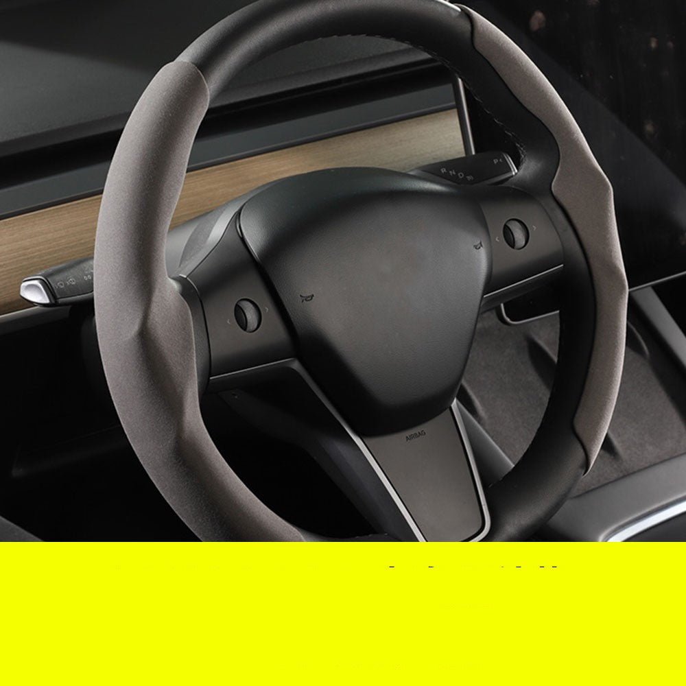 Fur Anti-skid Steering Wheel Handle Cover