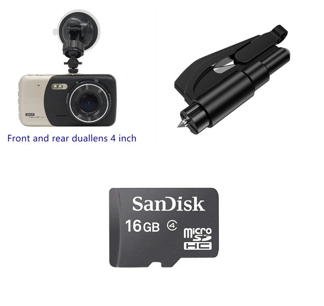 4-Inch Dual Lens Dash Cam