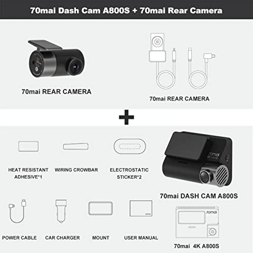70mai A800S-1 4K Dash Cam