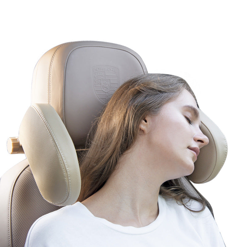Car headrest pillow