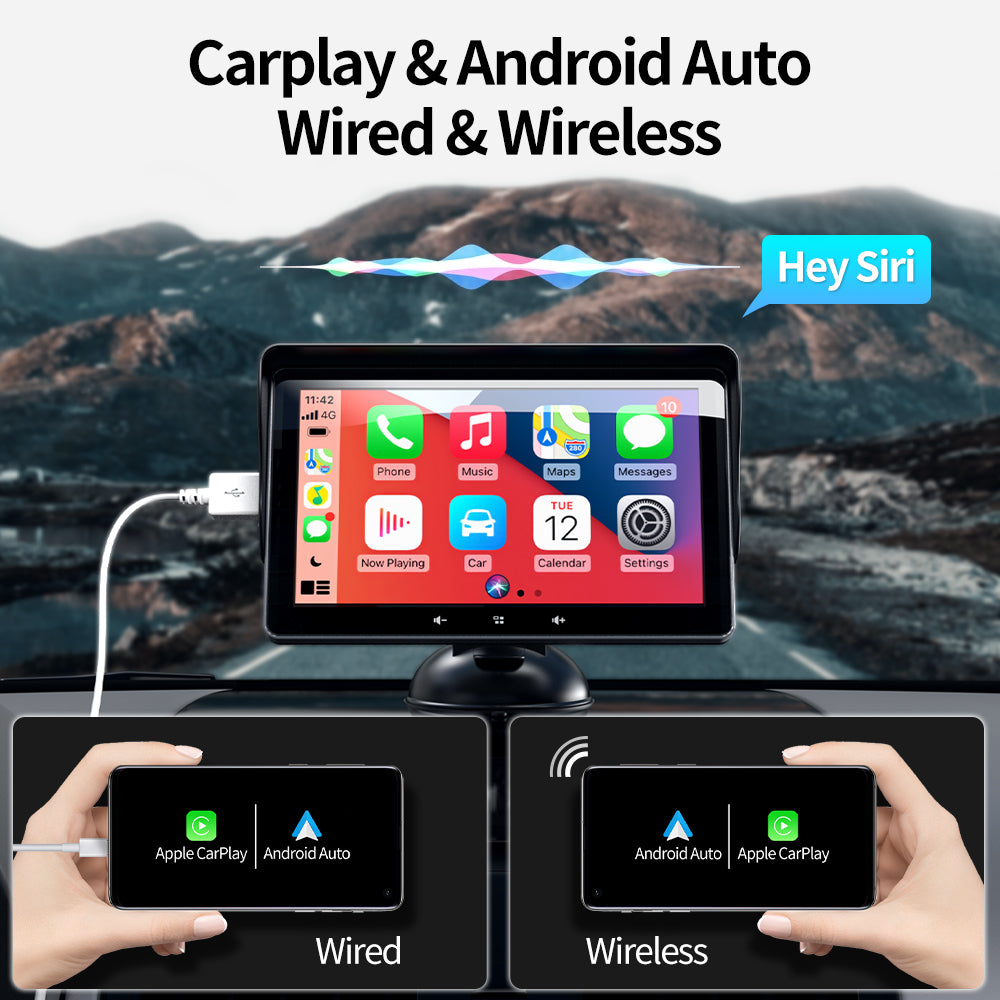 7 Car Wireless CarPlay Display