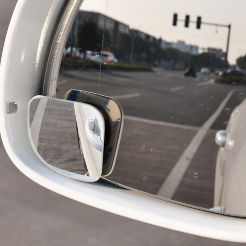 Frameless Round Car Mirror