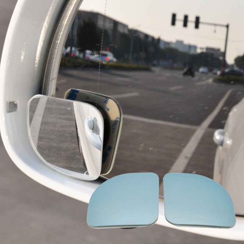 Frameless Round Car Mirror