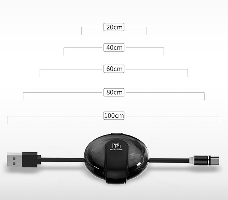 3-in-1 Magnetic Retractable Car Charger