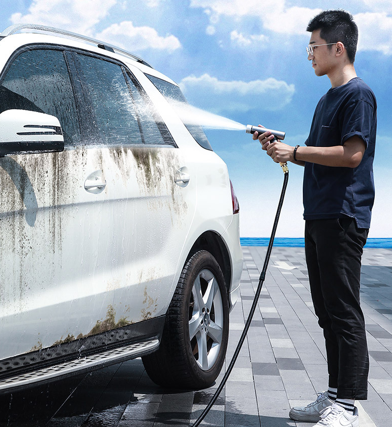 High-pressure car wash water gun