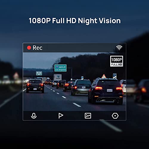 70mai Dash Cam Lite D08, 1080P HD