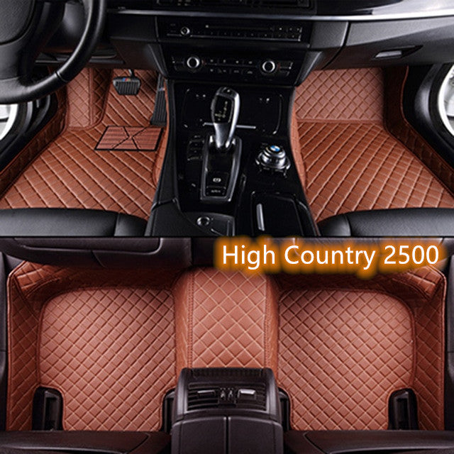 Fully Surrounded Car Leather Floor Mat Pad