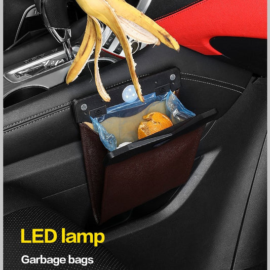 LED Car Trash Can Organizer