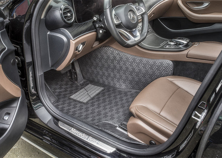 Fully Surrounded Car Leather Floor Mat Pad