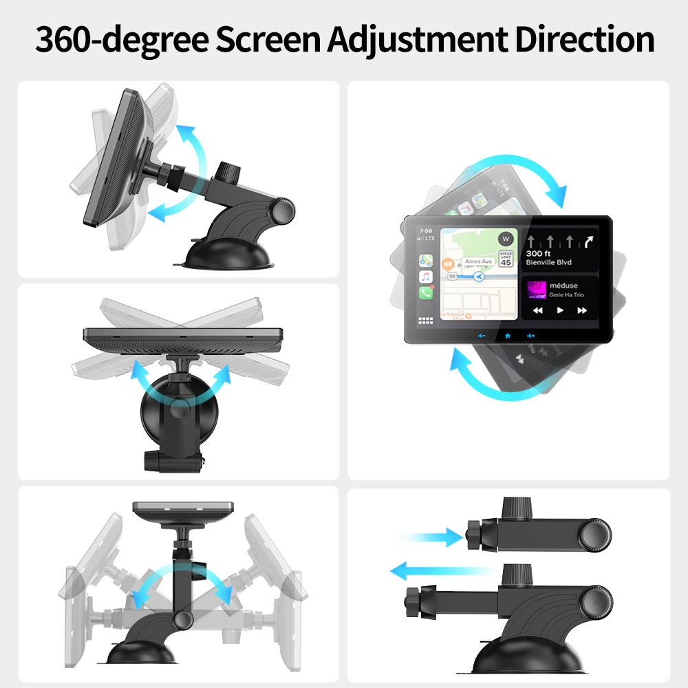 7 Car Wireless CarPlay Display